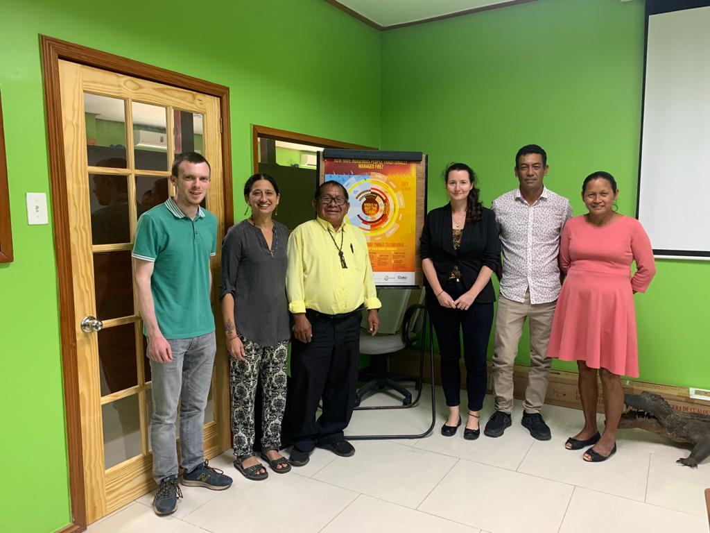 Indigenous representatives develop recommendations for fire management in the Rupununi, Guyana, with support from Leverhulme Wildfires