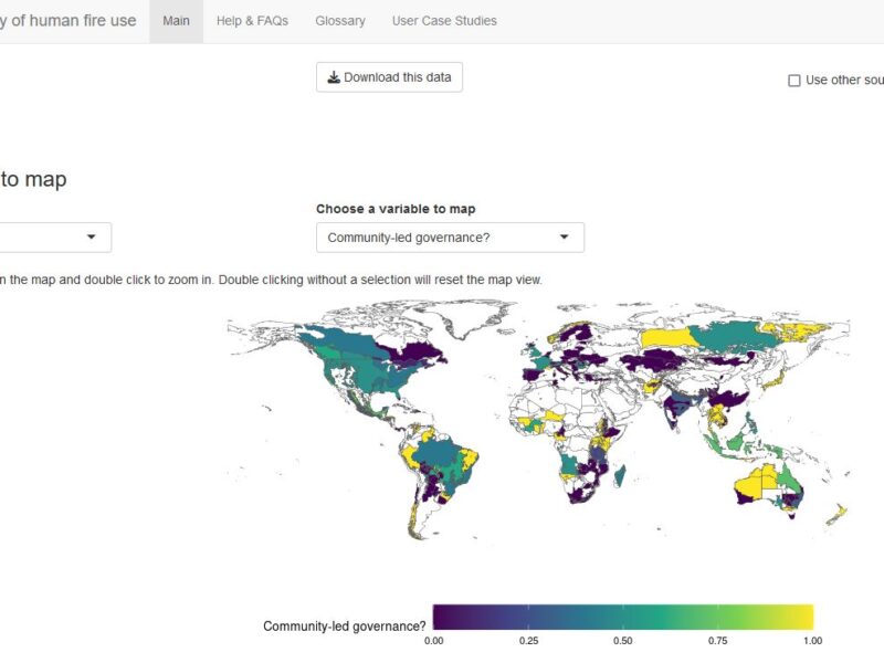 Making human fire use data more accessible: The Global Fire Use Survey app