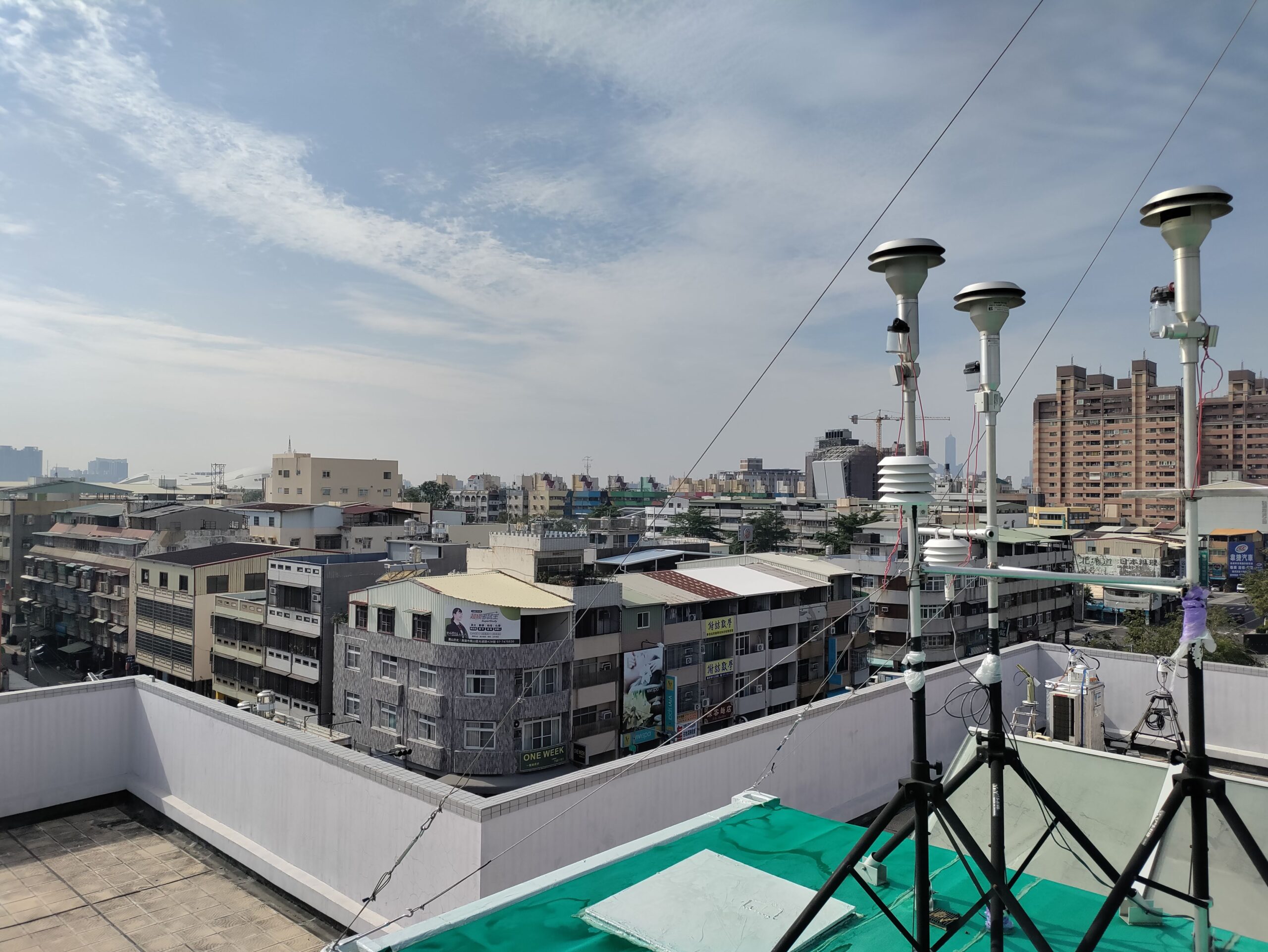 Small Purple Air PM sensors have also been set up alongside state-of-the-art air quality monitoring stations in the south of Taiwan, and in Taipei