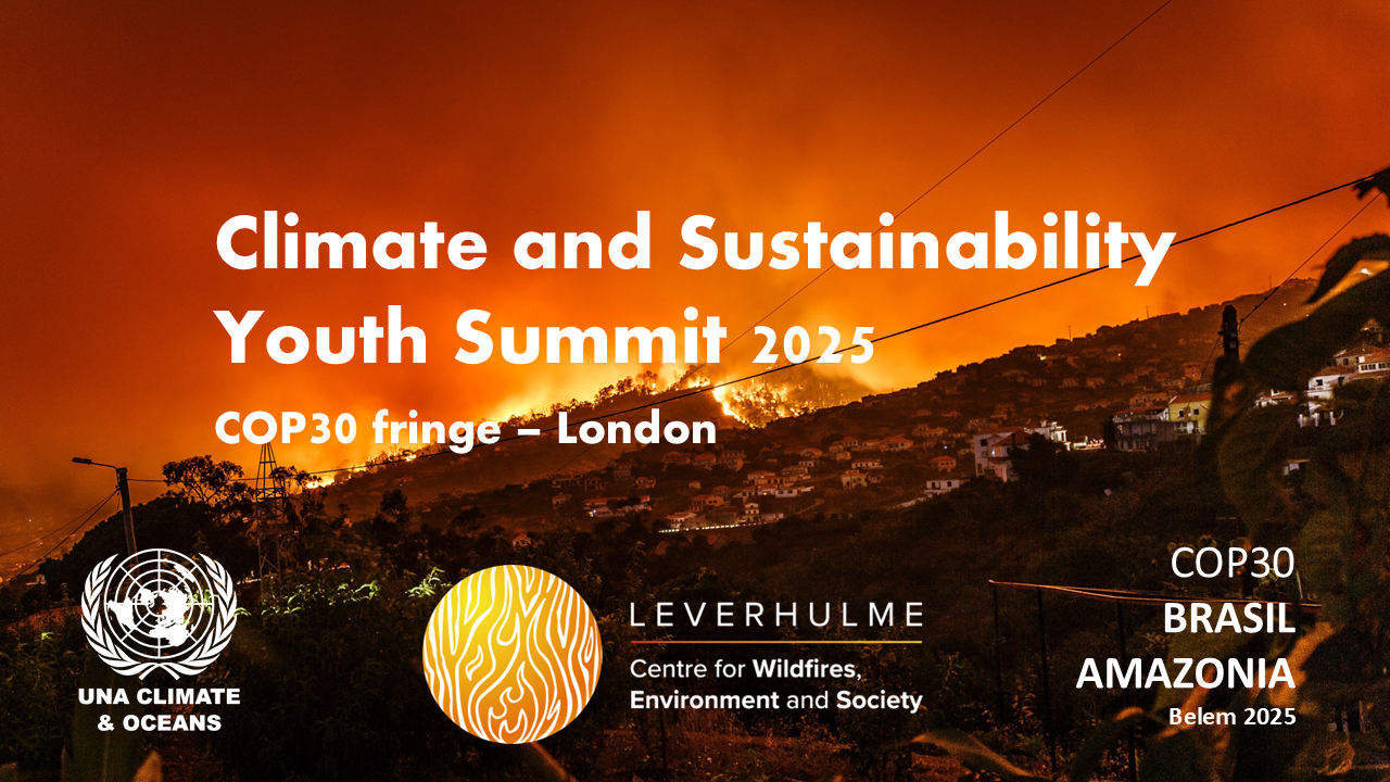 Upcoming: United Nations Association Climate and Sustainability Youth Summit (22 Nov 2025)